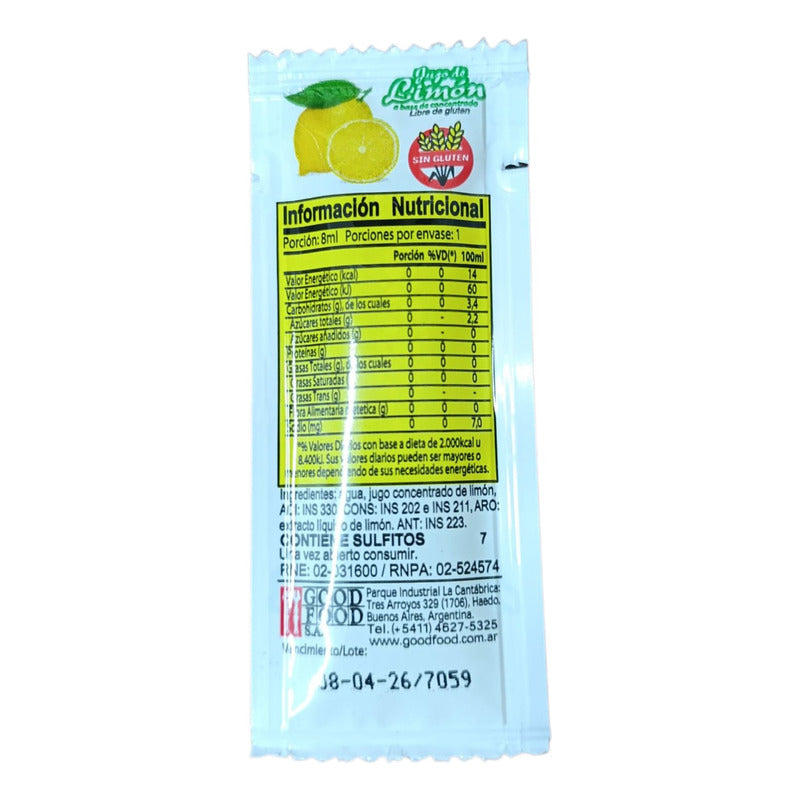 Jugo De Limón 8ml Adebul X198 Unidades