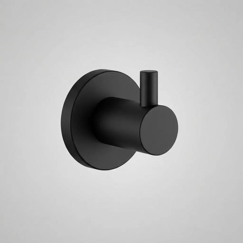 Gancho De Pared Metálico Para Colgar 6.6x5 Cm Con Tornillos Negro