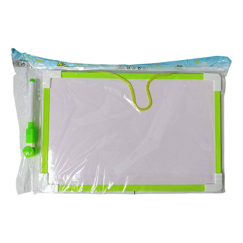 Pizarra Didáctica Infantil Pizarrón Con Marcador 30x20 Cm