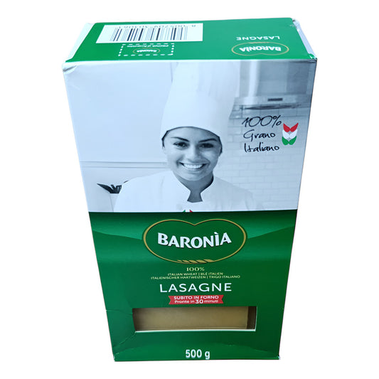Masa/tapa De Lasaña Baronia Lasagne 500g