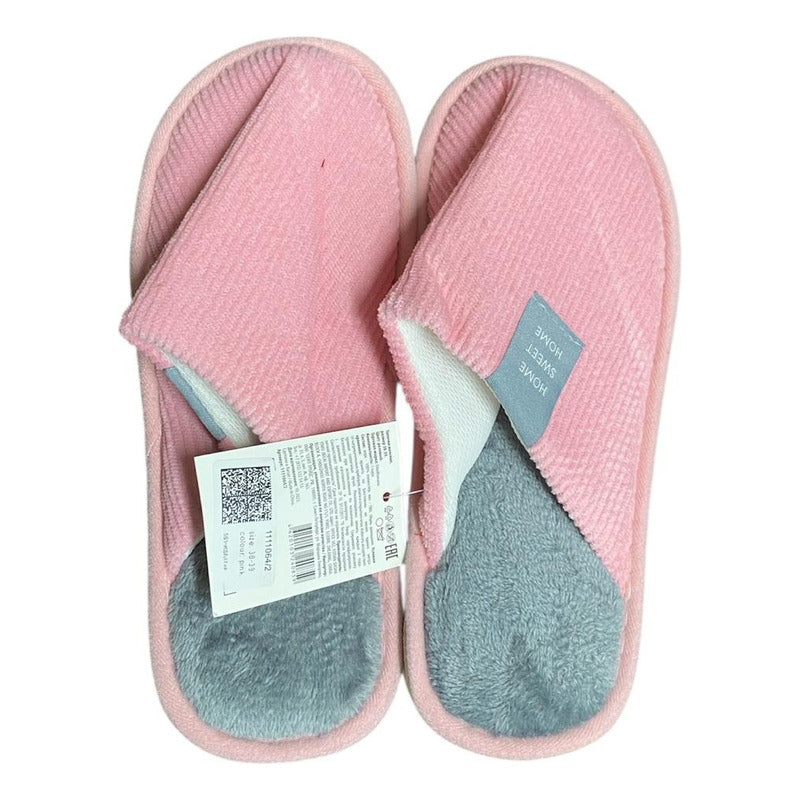 Pantufla Termica Invierno Talle 36 Al 45 Diferentes Colores
