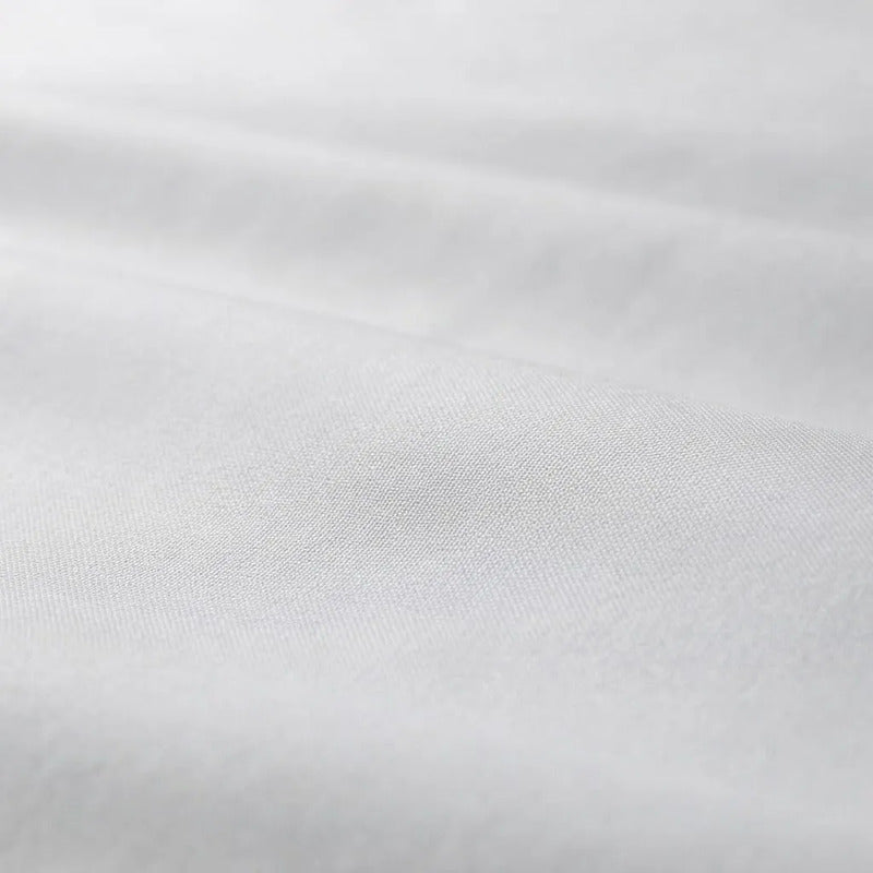 Sábanas 1 Plaza 148x240cm Ajustable 90x190x25 Cm Con Funda Blanca Liso