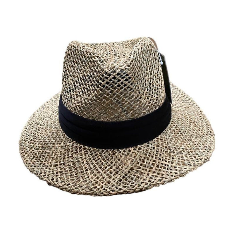 Sombrero Gorro De Paja Playero Marrón Claro M