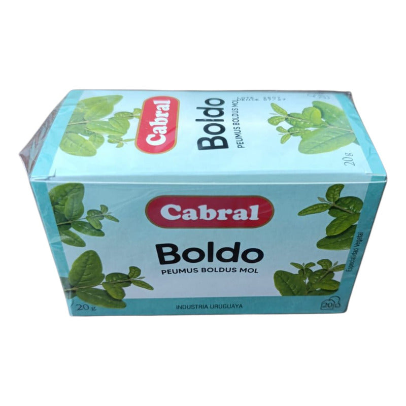 Te Cabral Boldo De 20g X 20 Unidades