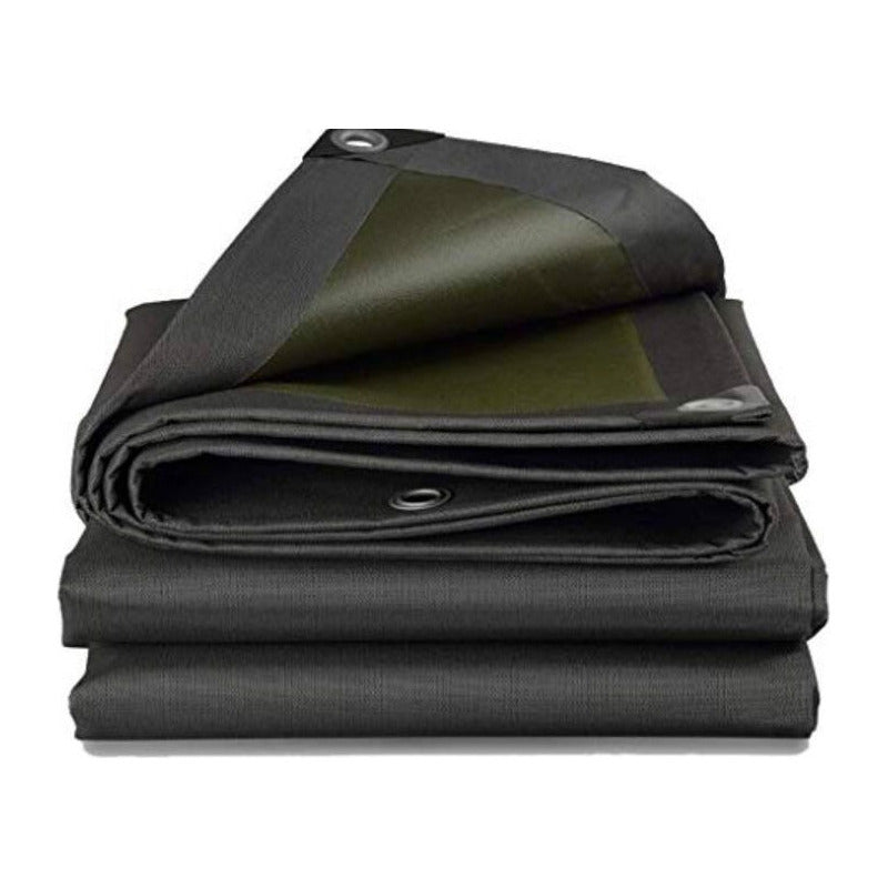 Lona Gruesa Negra Reforzada Impermeable 4x4 M Negro