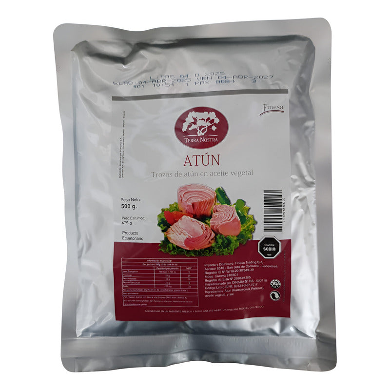 Atún Trozos En Aceite Terra Nostra 500g