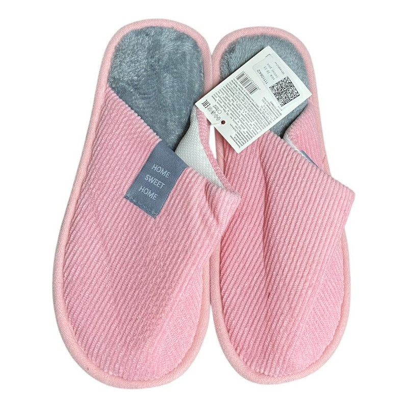 Pantufla Termica Invierno Talle 36 Al 45 Diferentes Colores