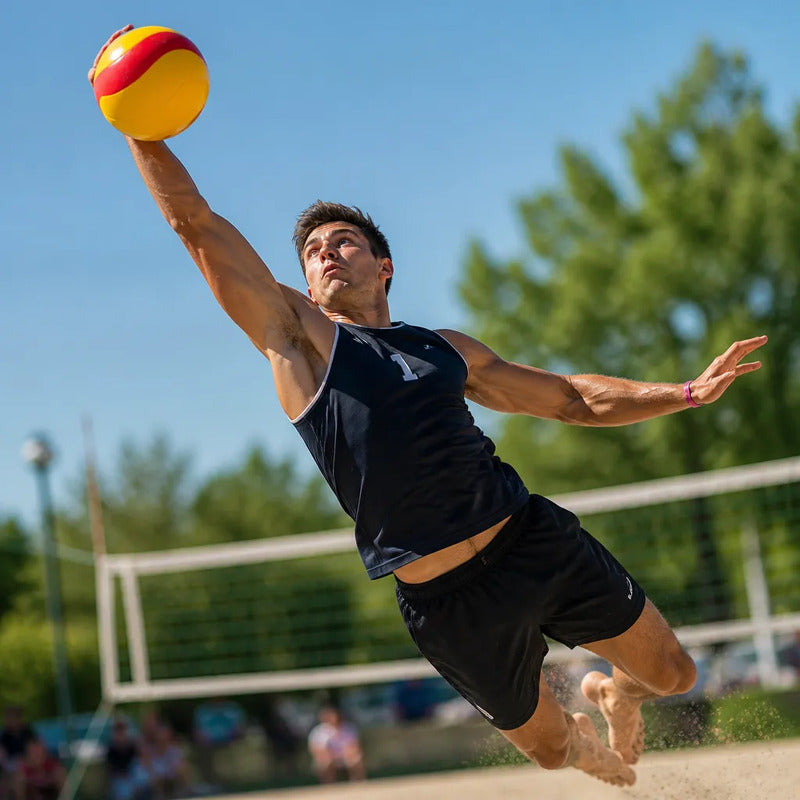 Pelota De Voley Rojo