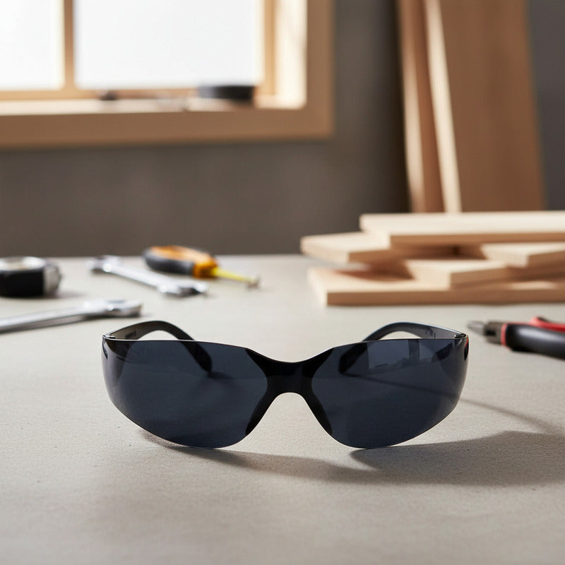 Lentes De Seguridad Transparentes Y Polarizados Negro