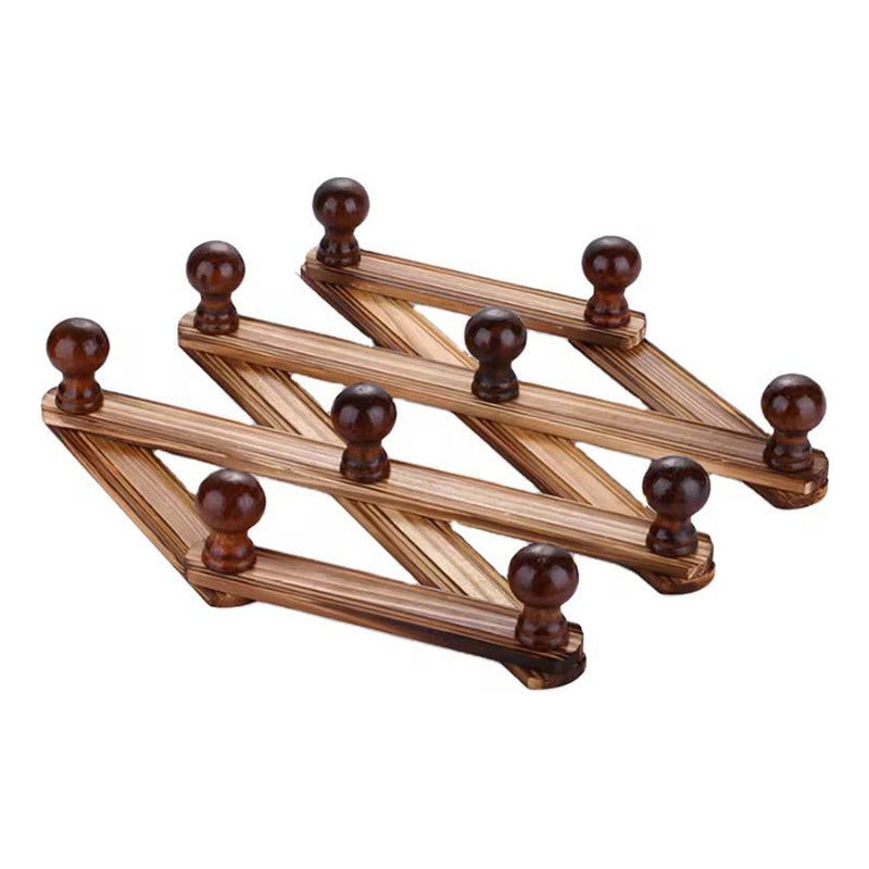 Colgador De Abrigo De Madera 37,5x15 Cm