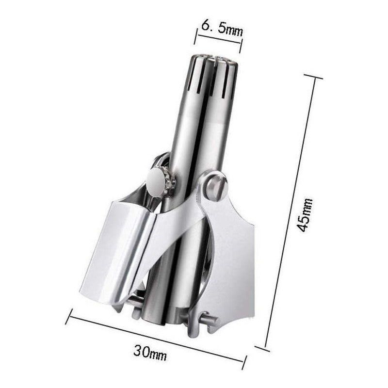 Mini Recortador Manual De Pelo De Nariz Y Orejas Acero Inox