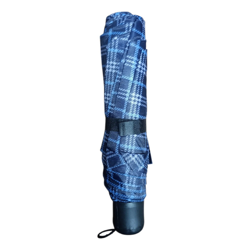 Paraguas Plegable De 95cm De Diámetro Varios Colores Azul