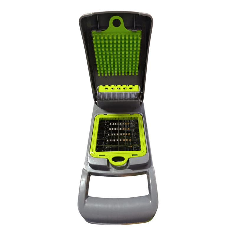Cortador De Vegetales Multiuso De Cocina 16 Piezas Verde