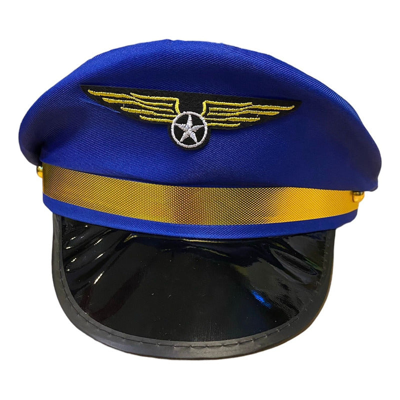 Gorro De Aviador Capitan Fiesta Disfraz Cotillon