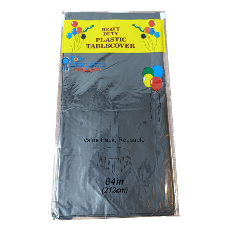 Mantel Redondo Cumpleaños Evento Desechable 213 Cm Diâmetro