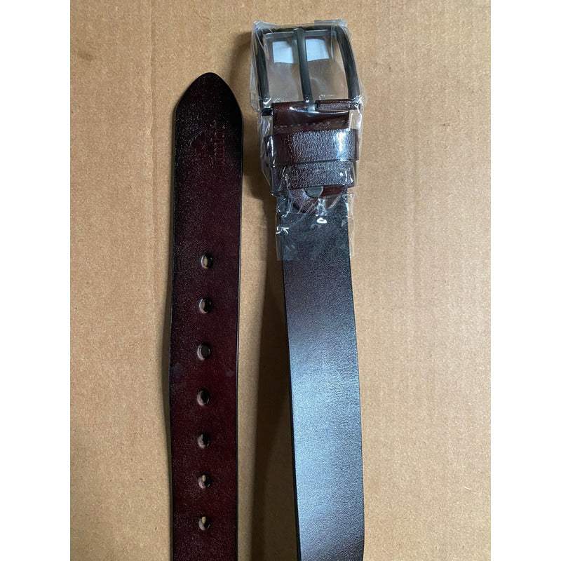 Cinto De Cuero De Vestir, Elegante Vaquero Negro O Marron