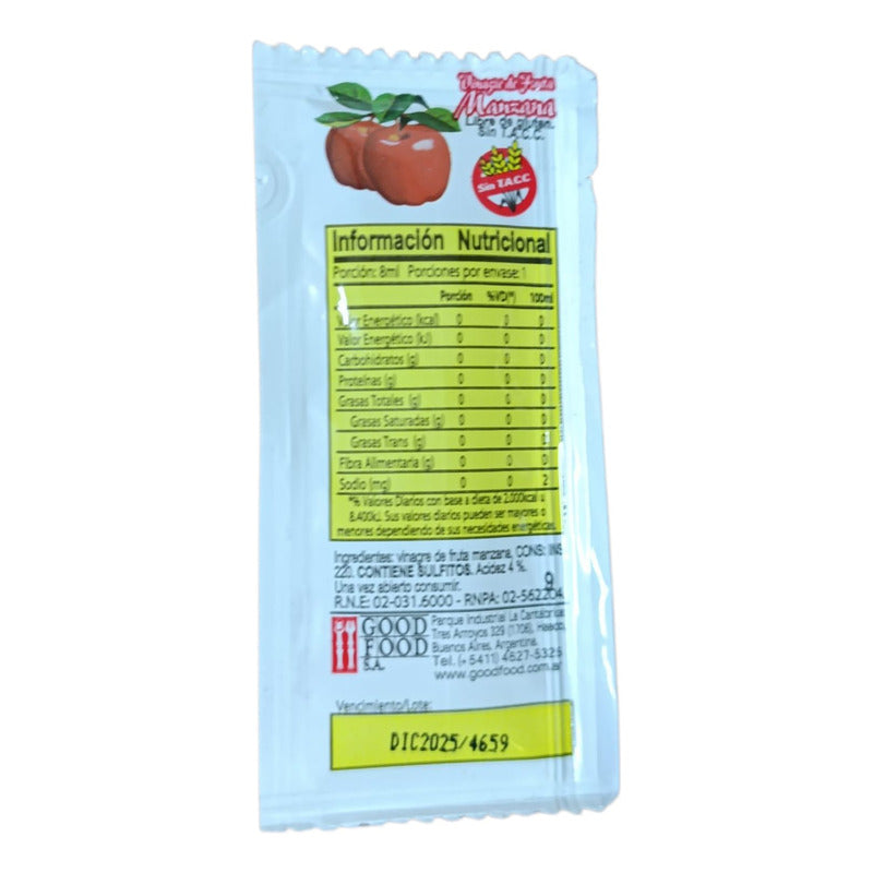 Vinagre De Manzana Mini Adebul X198 Unidades