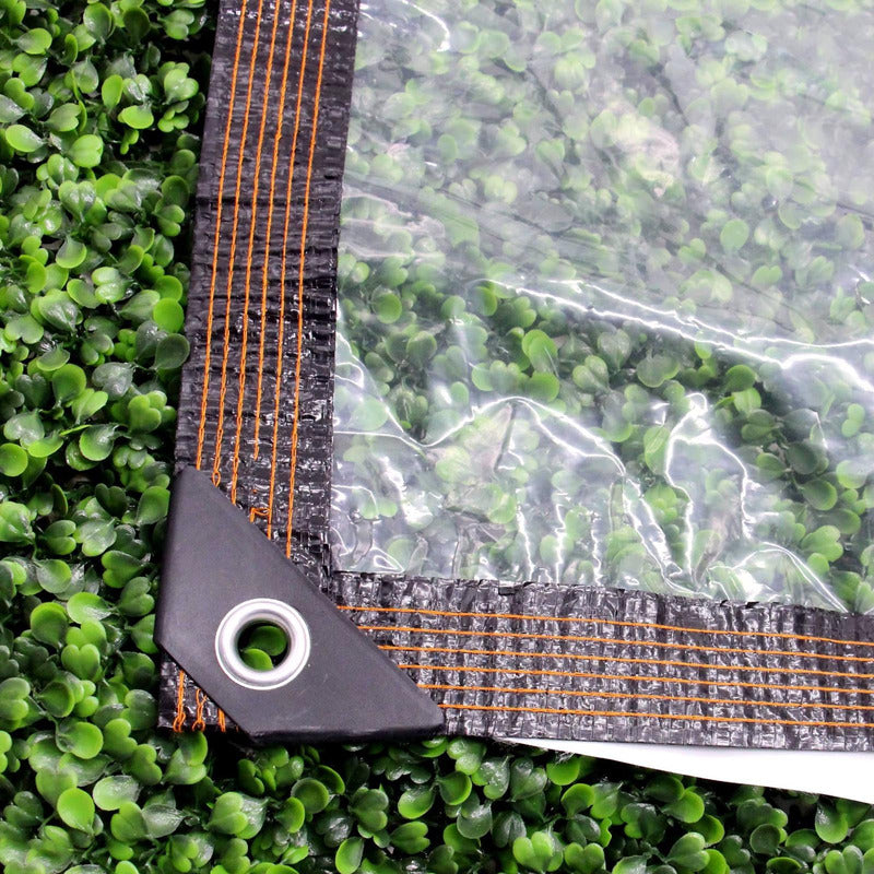 Lona Transparente De 4x4  Con Ojales Agua