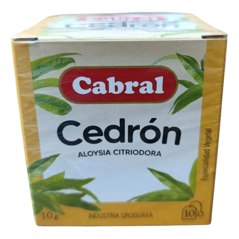 Te Cabral Cedron 10g X10 Unidades
