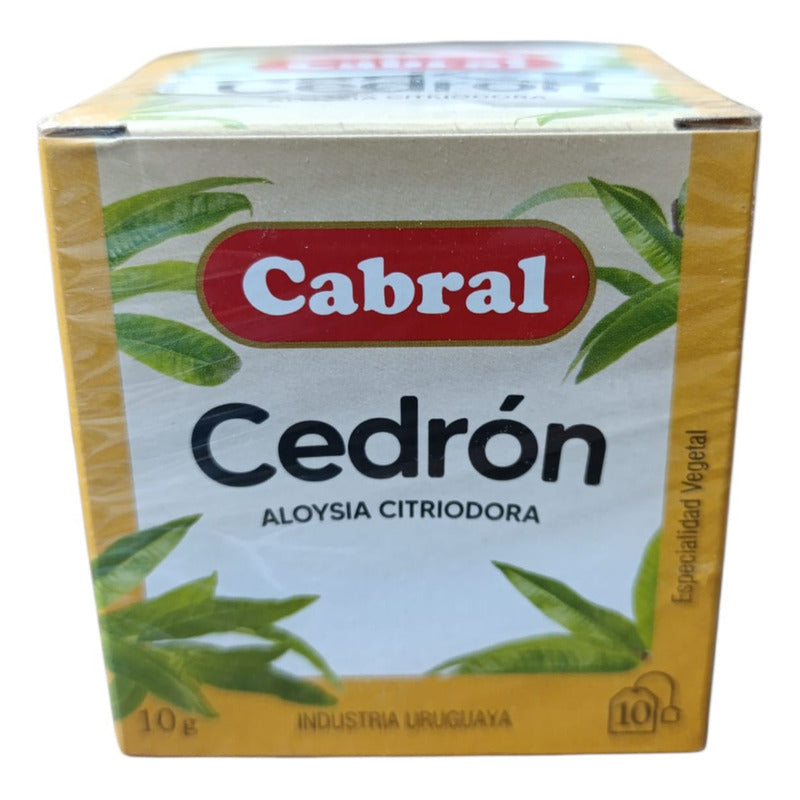 Te Cabral Cedron 10g X10 Unidades