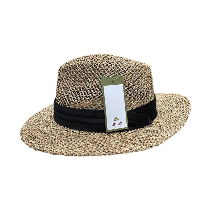 Sombrero Gorro De Paja Playero Marrón Claro M