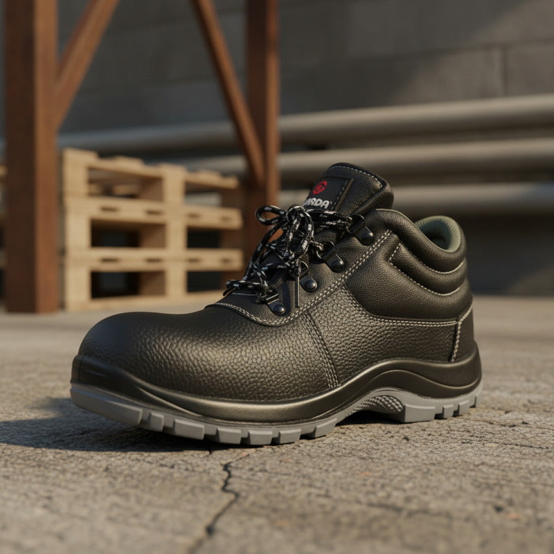 Botas-botín De Seguridad Laboralesestilo Industrial Guarda Negro 40 Eu
