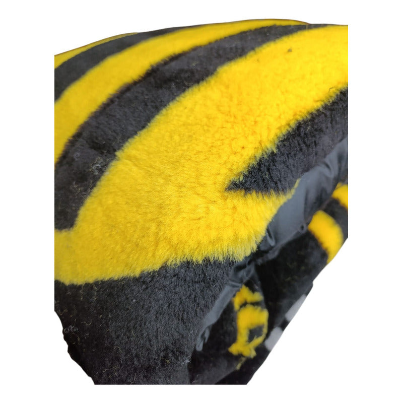 Acolchado De Peñarol Manta Polar 1 Plaza King