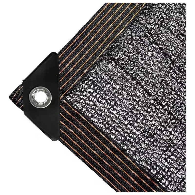 Malla Sombra Tipo Lona Con Ojales 8x6 Metros Negro