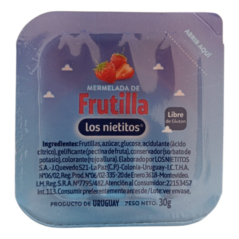 Mermelada De Los Nietitos De Frutilla De 30g X 120unidades
