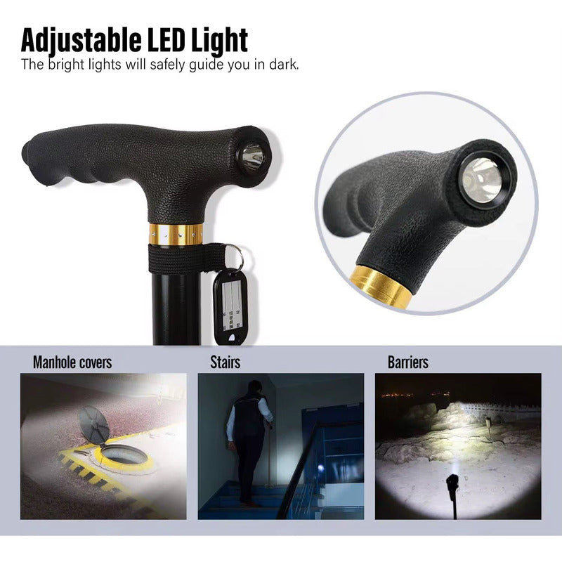 Baston Para Caminar Medida Regulable 70 A 95 Cm