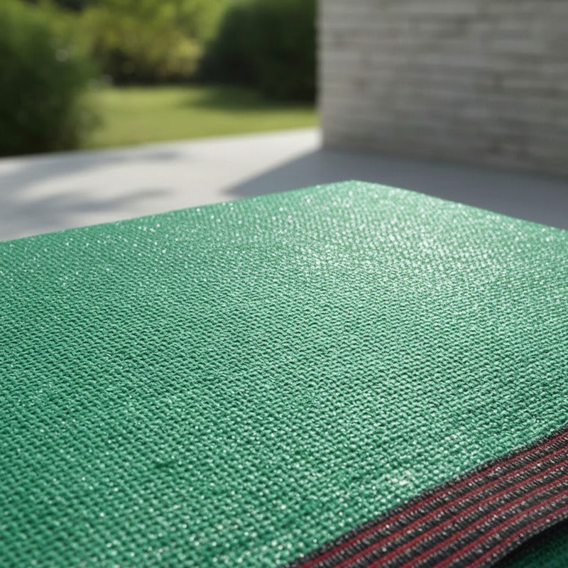 Toldo Malla Sombra Verde 12x6 Metros Verde