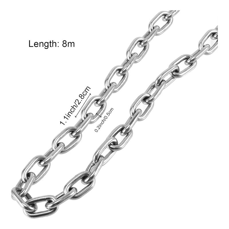 Cadena Patente Galvanizada- Por Metro 3 Mm