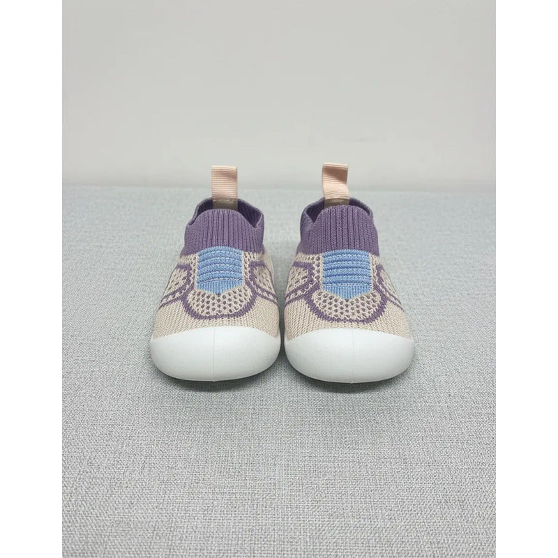Calzado De Bebe Varios Colores Rosa Fucsia Y Celeste 15.5 Uy Lisa
