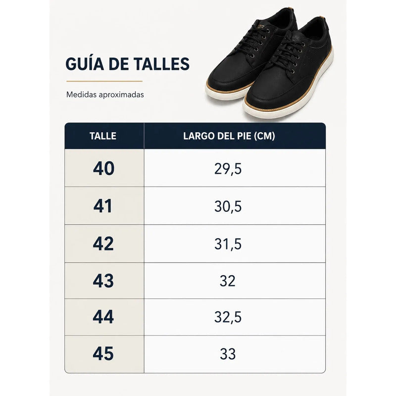 Calzado De Hombre Cuerina Suela Alta Del 40 Al 45 Marrón 44