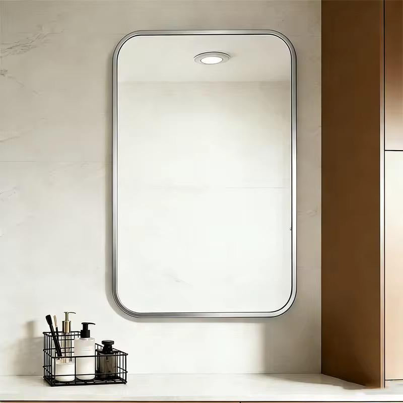 Espejo Rectangular Para El Hogar Decorativo Y Baño 70x50 Blanco